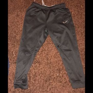 Black Nike joggers